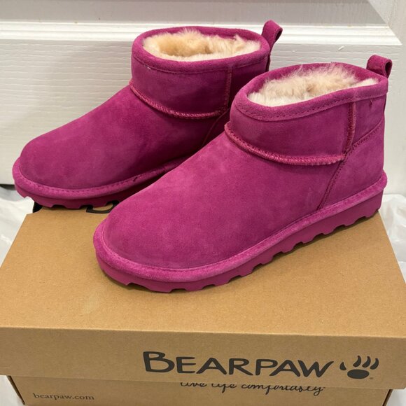 Bearpaw Orchid Shorty lined boots - NEW IN BOX - Picture 1 of 4